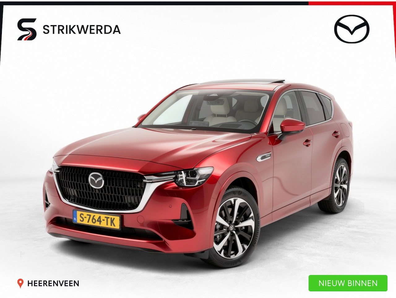 Mazda CX-60 - 2.5 e-SkyActiv PHEV Takumi | Trekhaak | Pano | Stoelverwarming-ventilatie - AutoWereld.nl