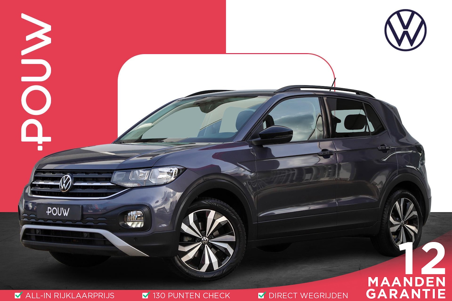 Volkswagen T-Cross - 1.0 TSI 110pk DSG Life | Parkeersensoren | Adaptive Cruise | Apple Carplay/Android Auto - AutoWereld.nl