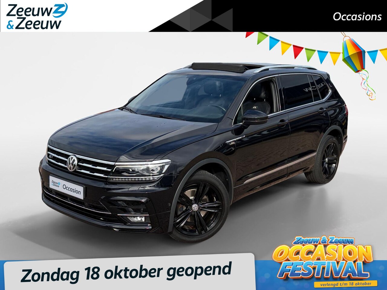 Volkswagen Tiguan Allspace - 1.4 TSI Highline 7p. *Automaat*Navi*Schuif/kanteldak*Climate Control*Trekhaak*Stoelverwarm - AutoWereld.nl