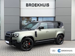 Land Rover Defender 110 - P400e 110 X | Satin PPF | El. trekhaak | Koelbox | 22" | Pano | Cold Climate | Head-Up | 4