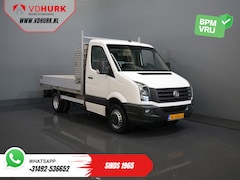 Volkswagen Crafter - 35 2.0 TDI Open laadbak/ Kipper/ Tacho/ Dubbel lucht/ 3.5t Trekverm./ Gev.stoel/ Cruise/ A