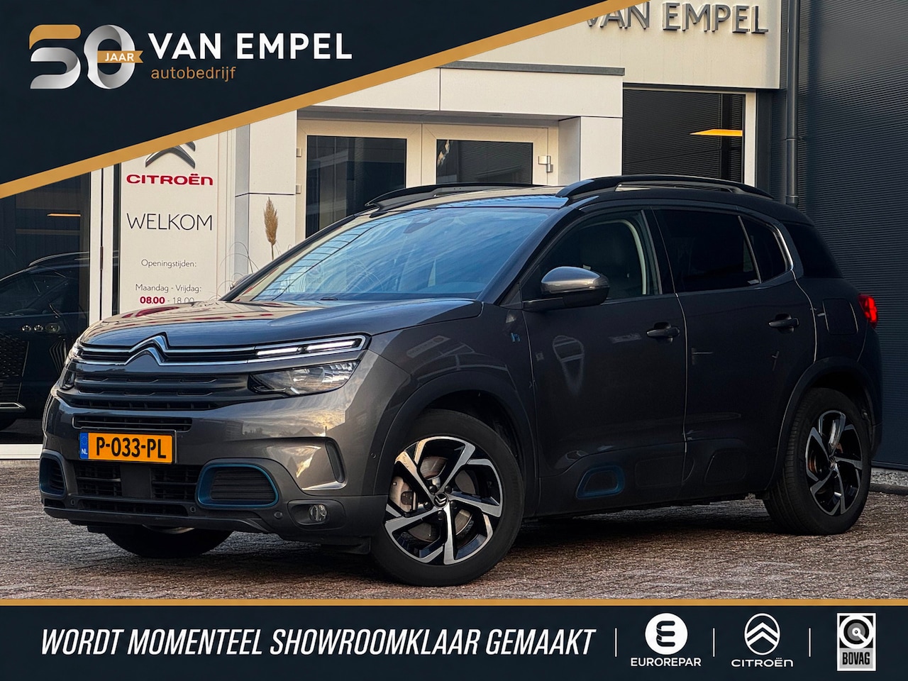 Citroën C5 Aircross - 1.6 Plug-in Hybrid 225 Feel | 99% SOH | Trekhaak | Leder | Camera | Stoelverwarming | - AutoWereld.nl