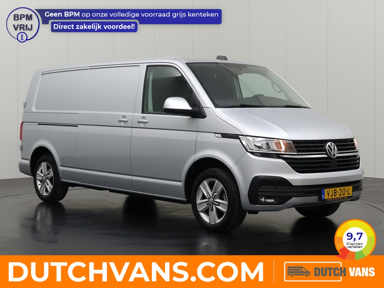 Volkswagen Transporter - 2.0TDi 150PK DSG Automaat Lang Highline | Navigatie | Camera | Airco | Cruise | Trekhaak - AutoWereld.nl
