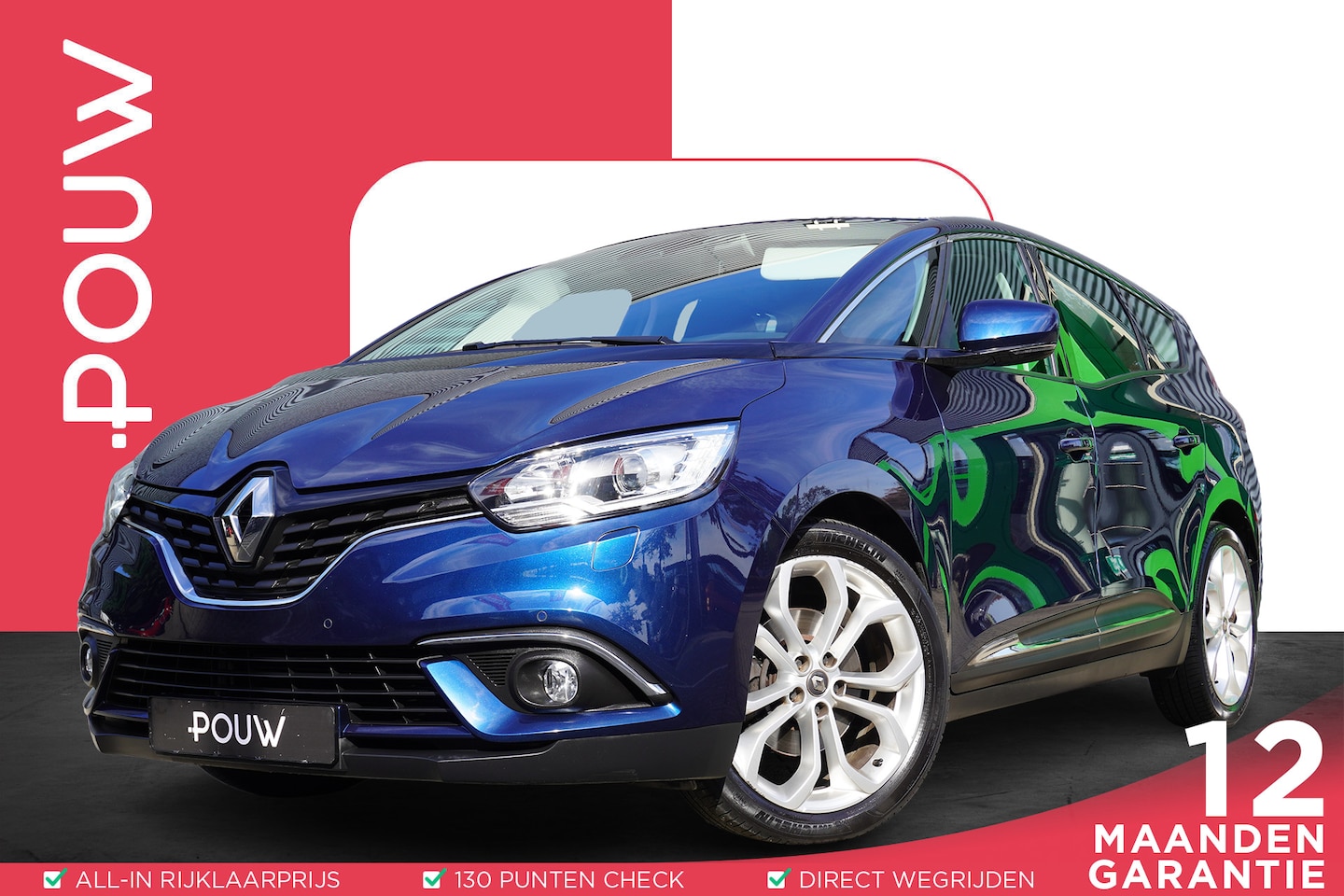Renault Grand Scénic - 1.3 TCe 140pk Limited 7p. | Stoelverwarming | Navigatie | PDC Voor&Achter - AutoWereld.nl