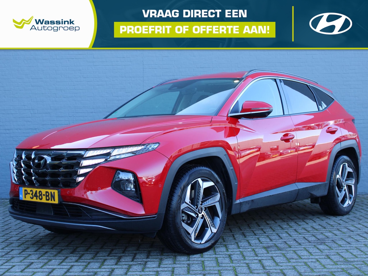 Hyundai Tucson - 1.6 T-GDI HEV Premium | All Season Banden | Trekhaak 1650Kg | Stoelventilatie | Stoel & St - AutoWereld.nl
