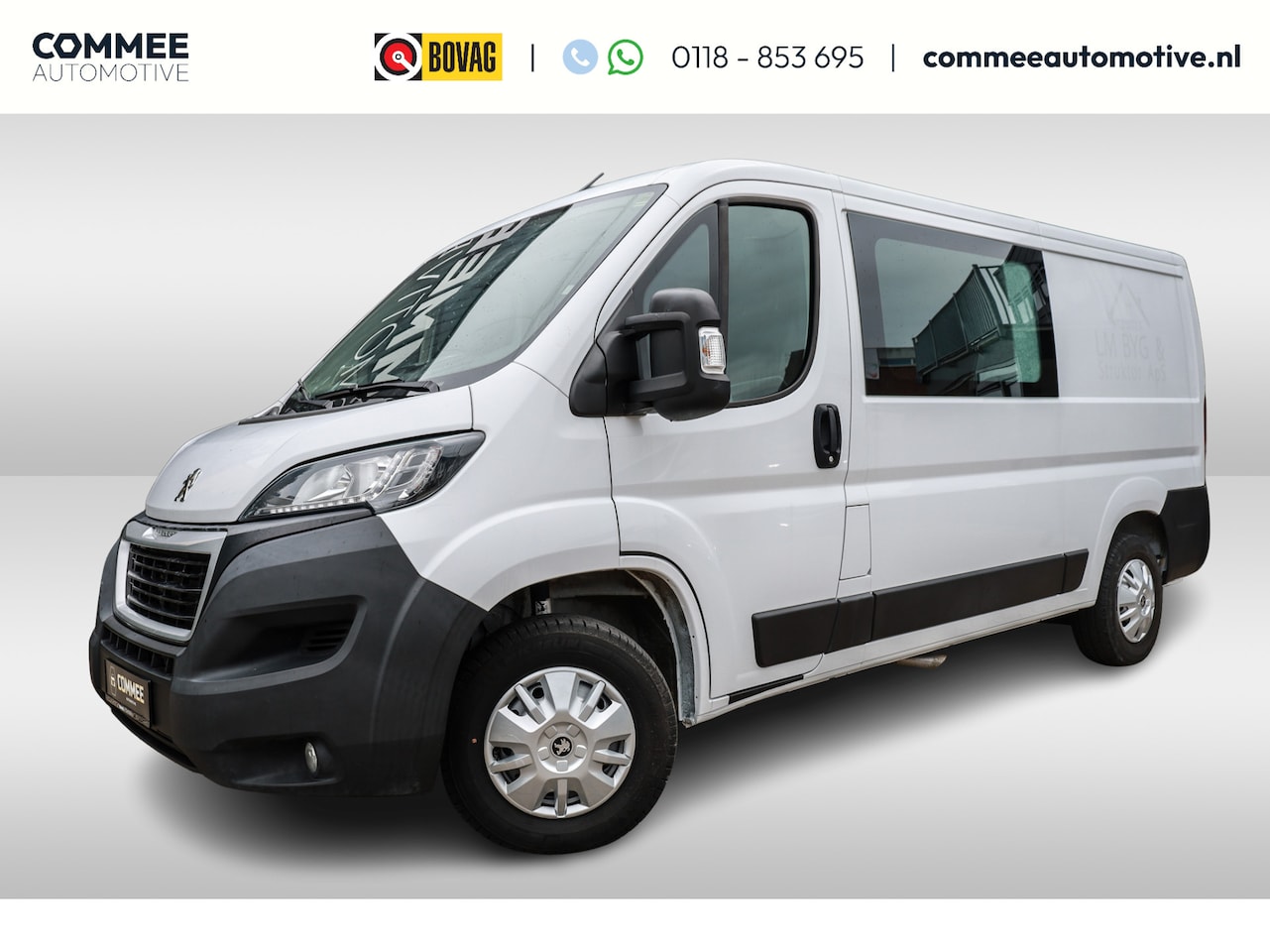 Peugeot Boxer - 2.2 BlueHDi 165 L2H1 Dubb cab. 7 zits I NAV I CAM - AutoWereld.nl