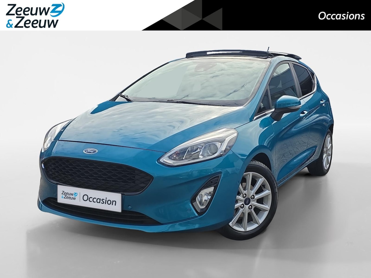 Ford Fiesta - 1.0 EcoBoost Titanium | Panoramadak | B&O Sound | Winter Pack | Achteruitrijcamera | 12 ma - AutoWereld.nl