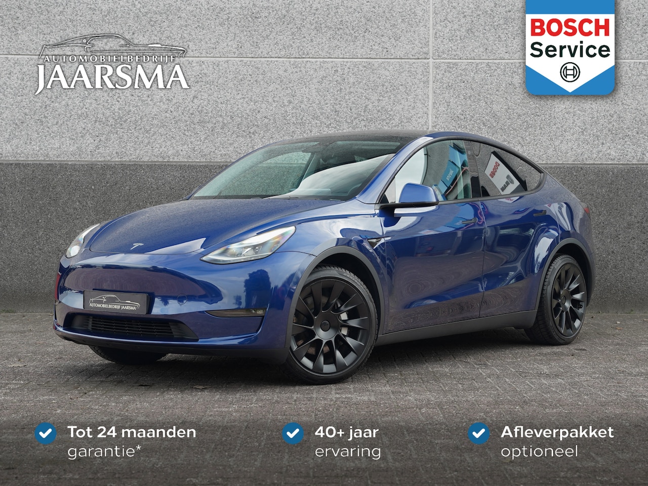 Tesla Model Y - Long Range AWD 75 kWh | Afneembare Trekhaak | Stoelverwarming voor- achterin | Lederen Bek - AutoWereld.nl