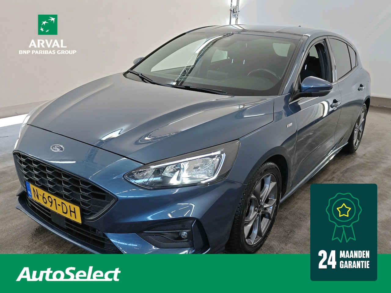 Ford Focus - 1.0 EcoBoost 125pk Hybrid ST Line Business | Winter Pack | Trekhaak| CarPlay| Stuur- en St - AutoWereld.nl