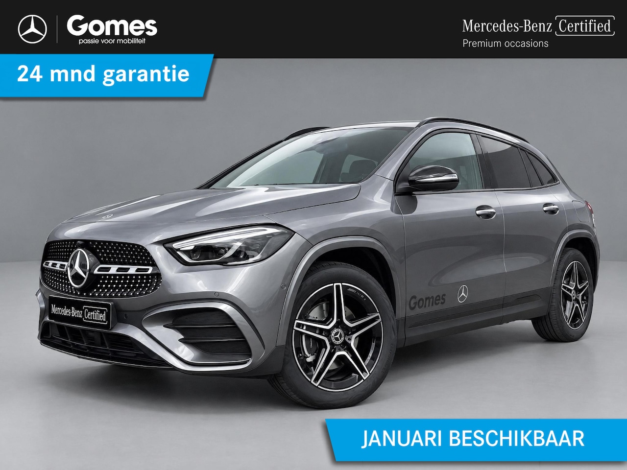 Mercedes-Benz GLA-Klasse - 250 e Business Solution AMG | Bruin Interieur | Night Pakket | Trekhaak | Panoramadak | MU - AutoWereld.nl