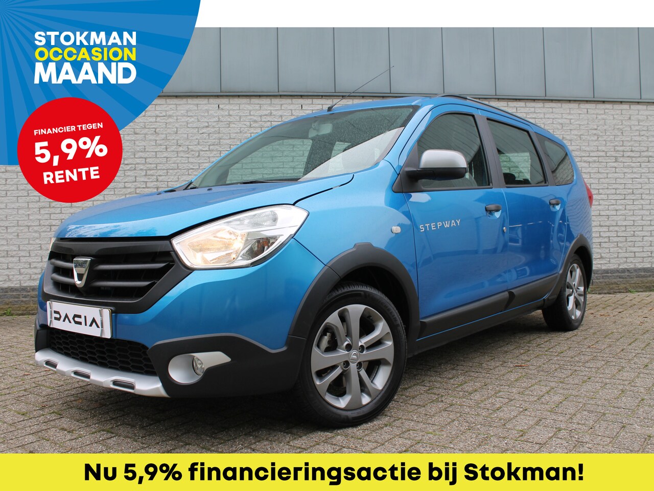 Dacia Lodgy - 1.2 TCe Stepway 5p. | airco | navigatie | parkeersensoren - AutoWereld.nl