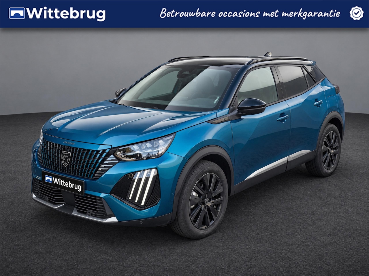 Peugeot 2008 - 1.2 Hybrid 145 GT Half lederen bekleding | Navigatie | Automaat - AutoWereld.nl