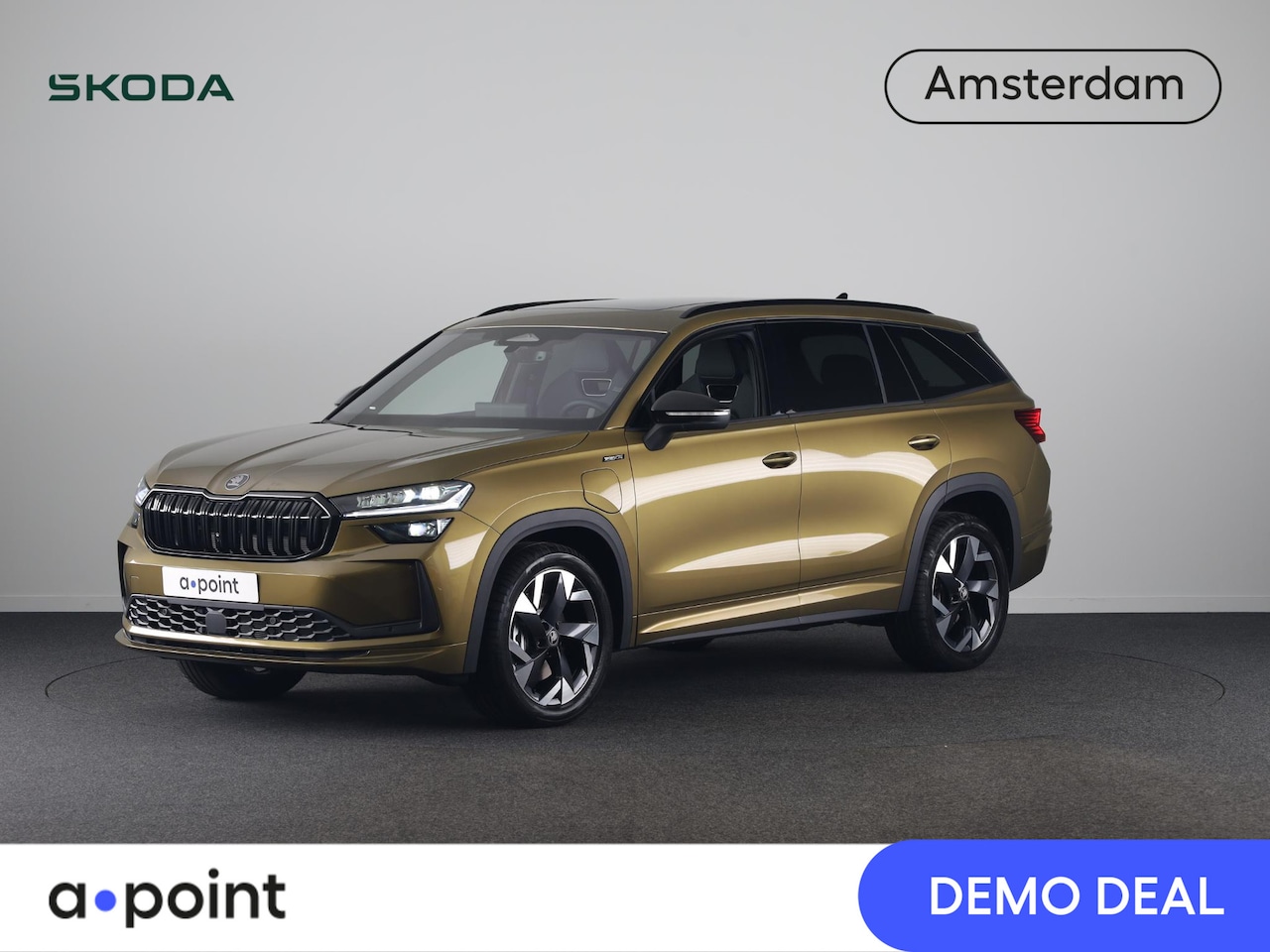 Skoda Kodiaq - 1.5 TSI PHEV 204pk Sportline Business | Panoramadak | Trekhaak | Light & View | Adaptief o - AutoWereld.nl