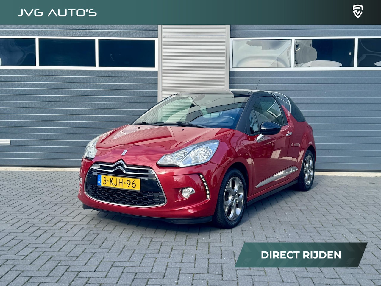 Citroën DS3 - 1.2 VTi So Chic NAP/ Airco / PDC/ LED/ HiFi/ Cruise control/ Two-Tone/ Chique auto - AutoWereld.nl