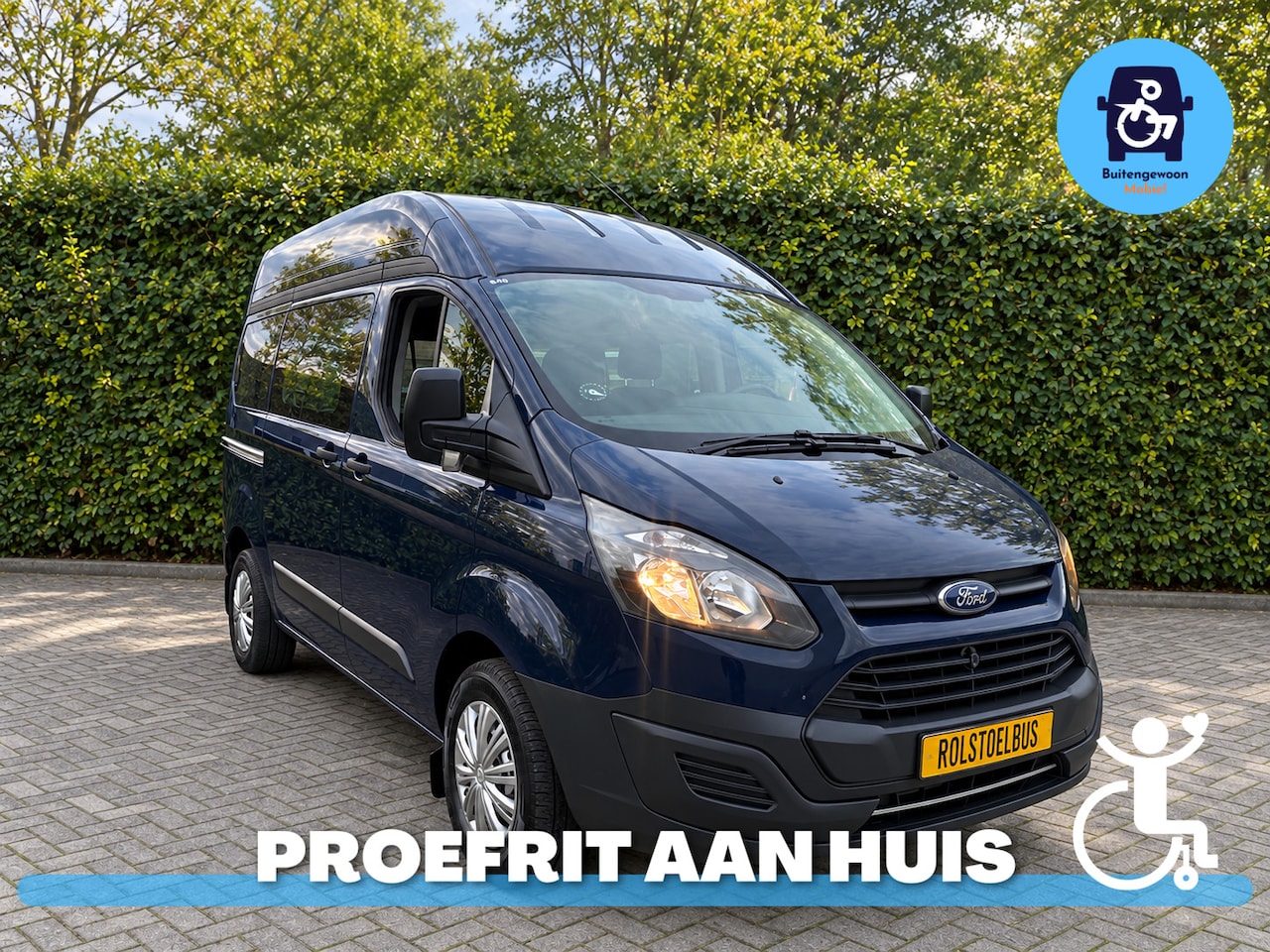 Ford Transit Custom - 2.0 TDCI Rolstoelbus L1H2 - AutoWereld.nl