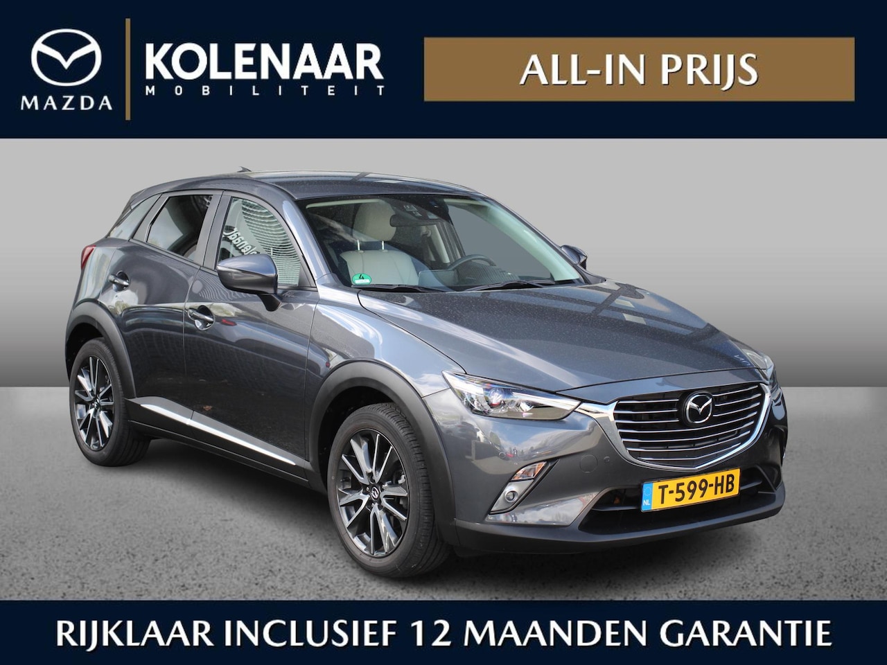 Mazda CX-3 - GT-M 2.0 automaat Sky-G 150pk AWD /Dealeronderhouden/Trekhaak/Navi/HUD/Keyless/Adaptive Cr - AutoWereld.nl