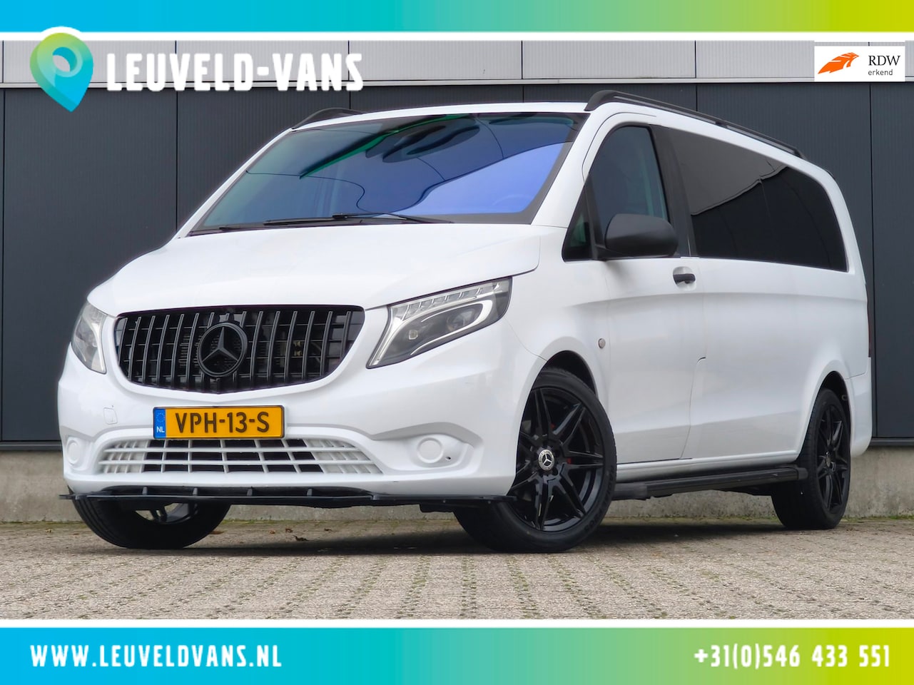 Mercedes-Benz Vito - 114CDI XXL DUBBELE CABINE AUTOMAAT LED L3 LEER CRUISE AIRCO TREKHAAK CAMERA - AutoWereld.nl