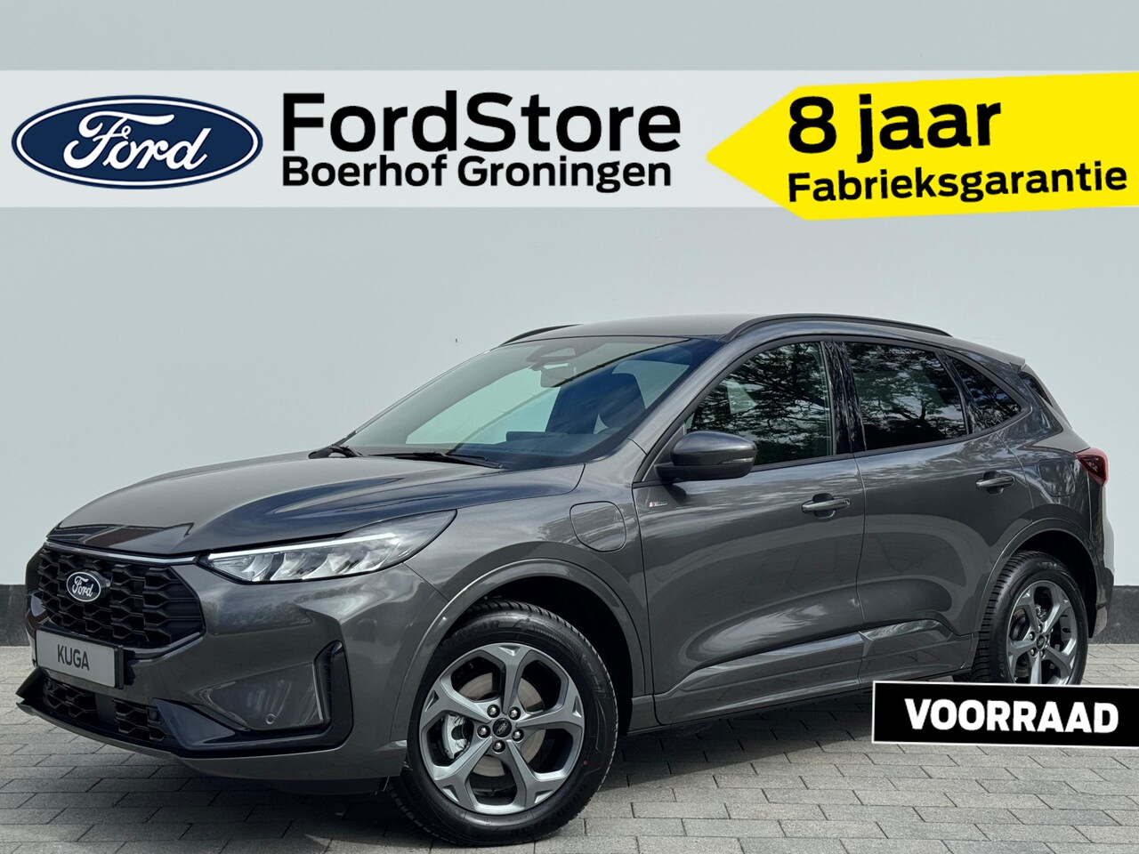 Ford Kuga - 2.5 PHEV ST-Line | Trekhaak Elektrisch | 4 seiz. banden | Winter Pack | LED | Bliss | Came - AutoWereld.nl