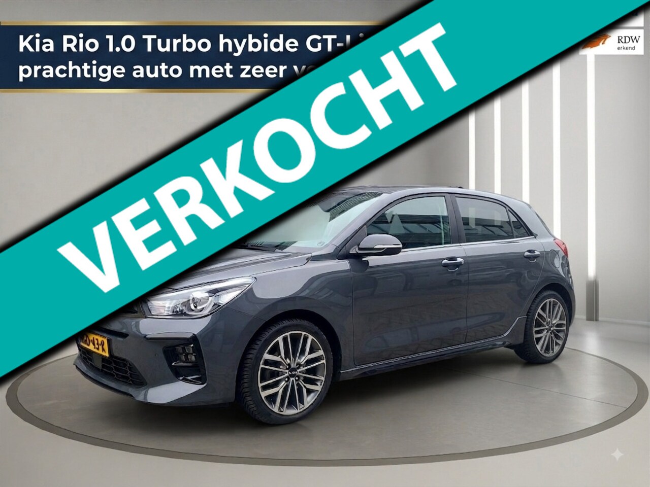 Kia Rio - 1.0 T-GDi GT-line | 2023 | 20990 km | geen afleverings kosten | 1 jaar garantie - AutoWereld.nl
