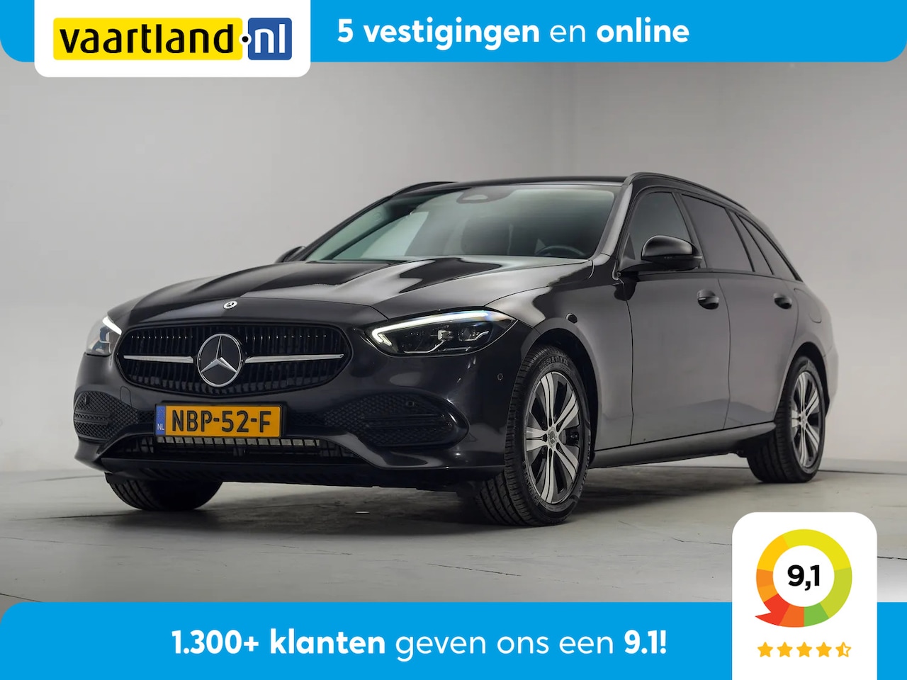 Mercedes-Benz C-klasse Estate - 300 e Luxury [ Head-up Sfeerverlichting Memory ] - AutoWereld.nl