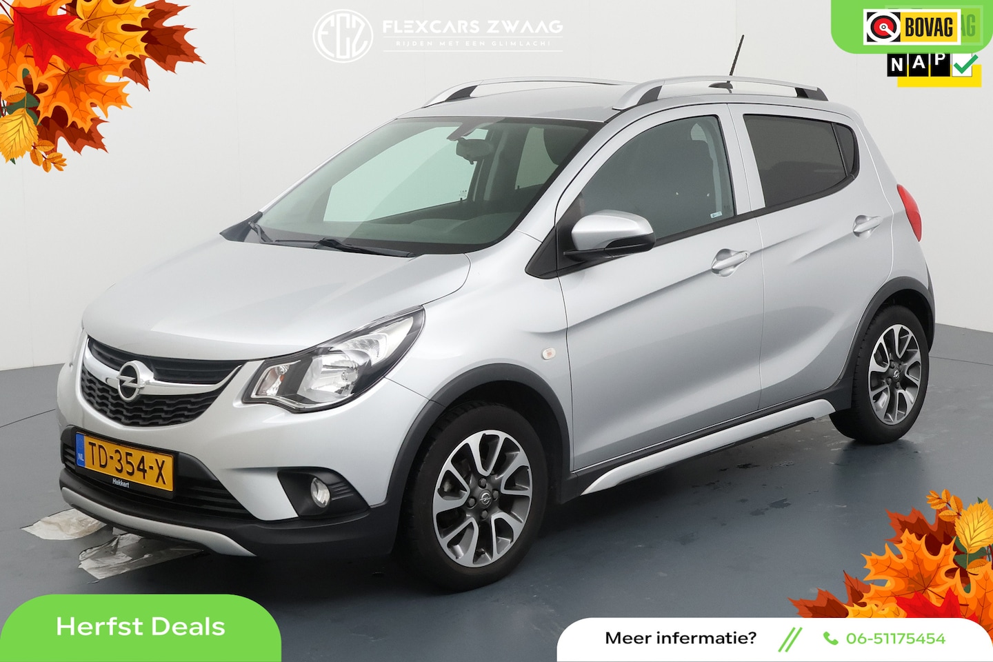 Opel Karl - 1.0 Rocks Online Edition - Airco - Parkeerhulp - Media Apple/Android - Org.NL - AutoWereld.nl