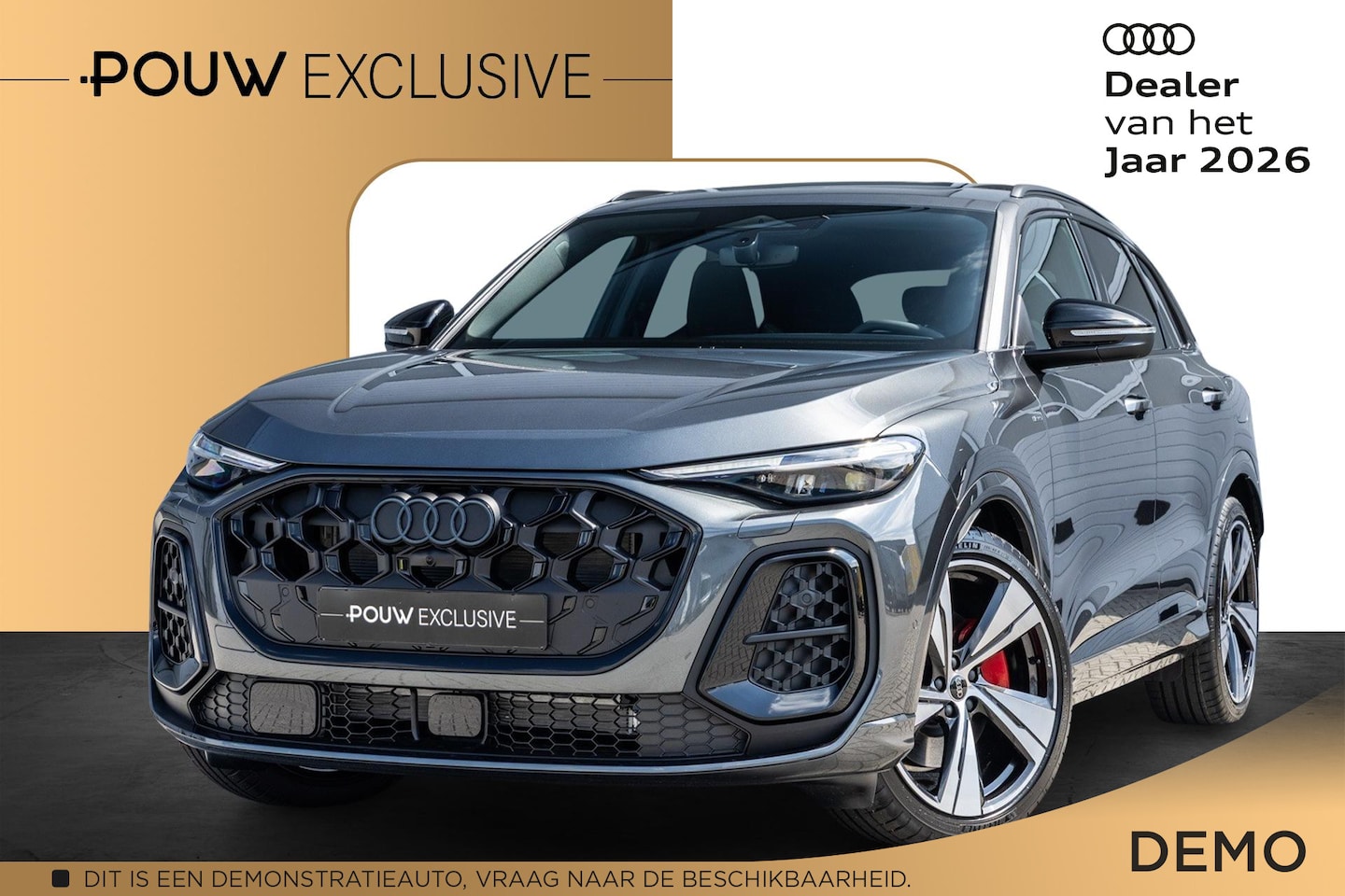 Audi Q5 - 2.0 e-hybrid 367pk quattro S edition Competition | Panoramadak | Trekhaak | 21" Velgen | B - AutoWereld.nl
