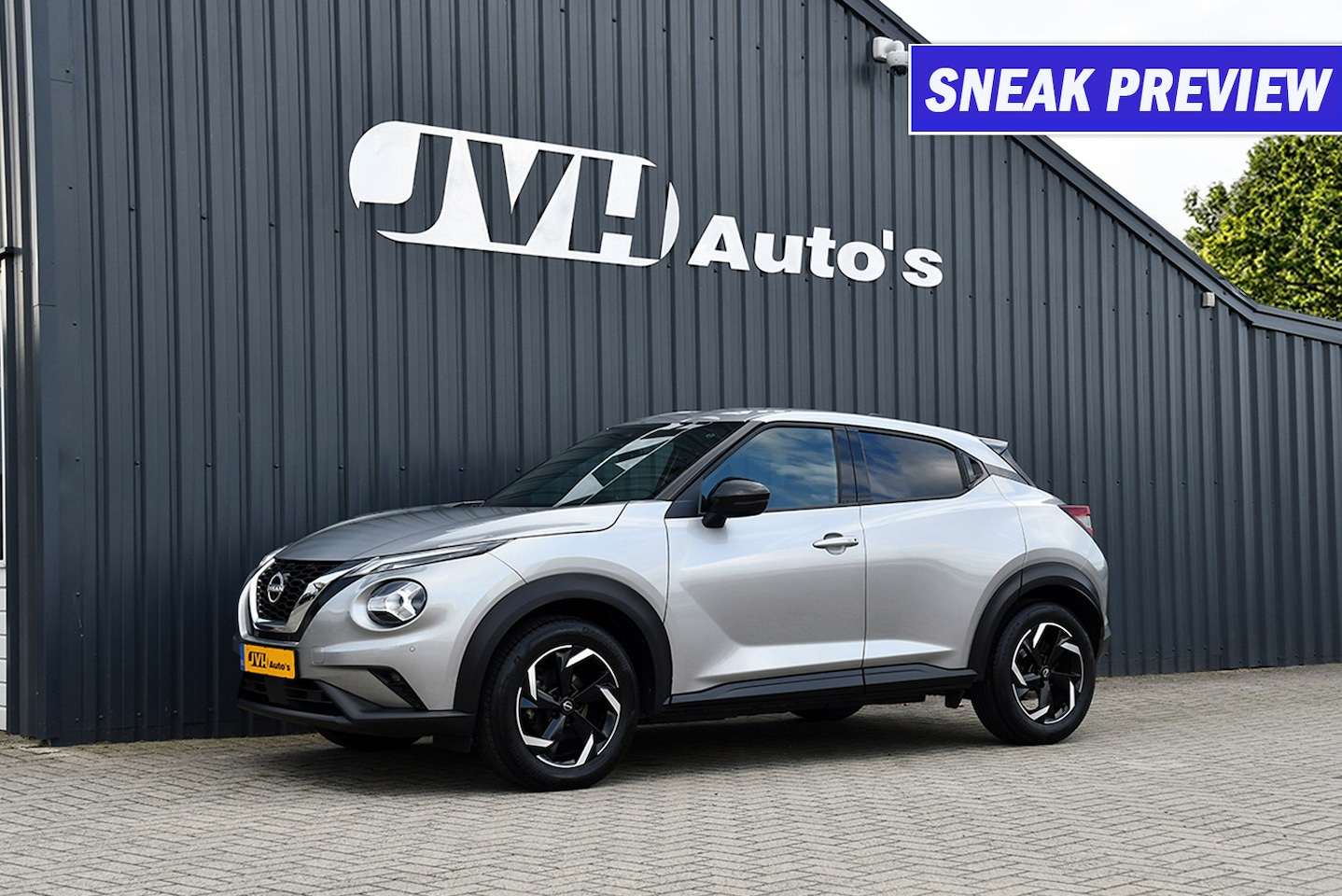 Nissan Juke - 1.0 DiG-T AUT N-Connecta 09-2023 | BTW | 1/2 Leder | Navi | Cam360 | Adapt.cc - AutoWereld.nl