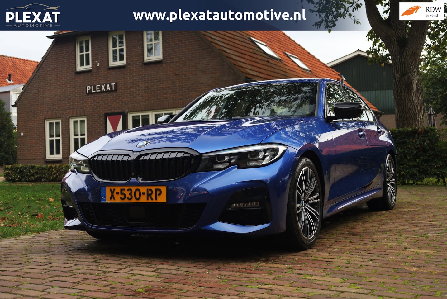 BMW 3-serie - 330i High Executive Aut. | M-Pakket | Full Led | Portimao Blau | Stoelverwarming | Histori - AutoWereld.nl