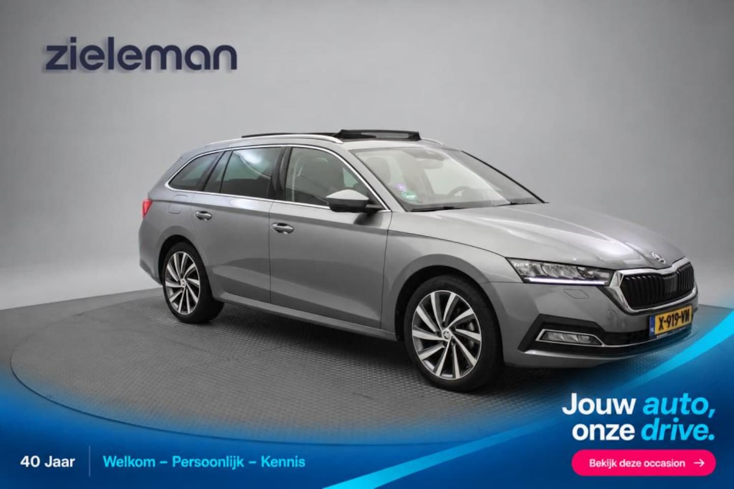 Skoda Octavia Combi - 1.0 e-TSI Business Edition Plus - Panorama, Stoelverw. Afn. Trekhaak - AutoWereld.nl