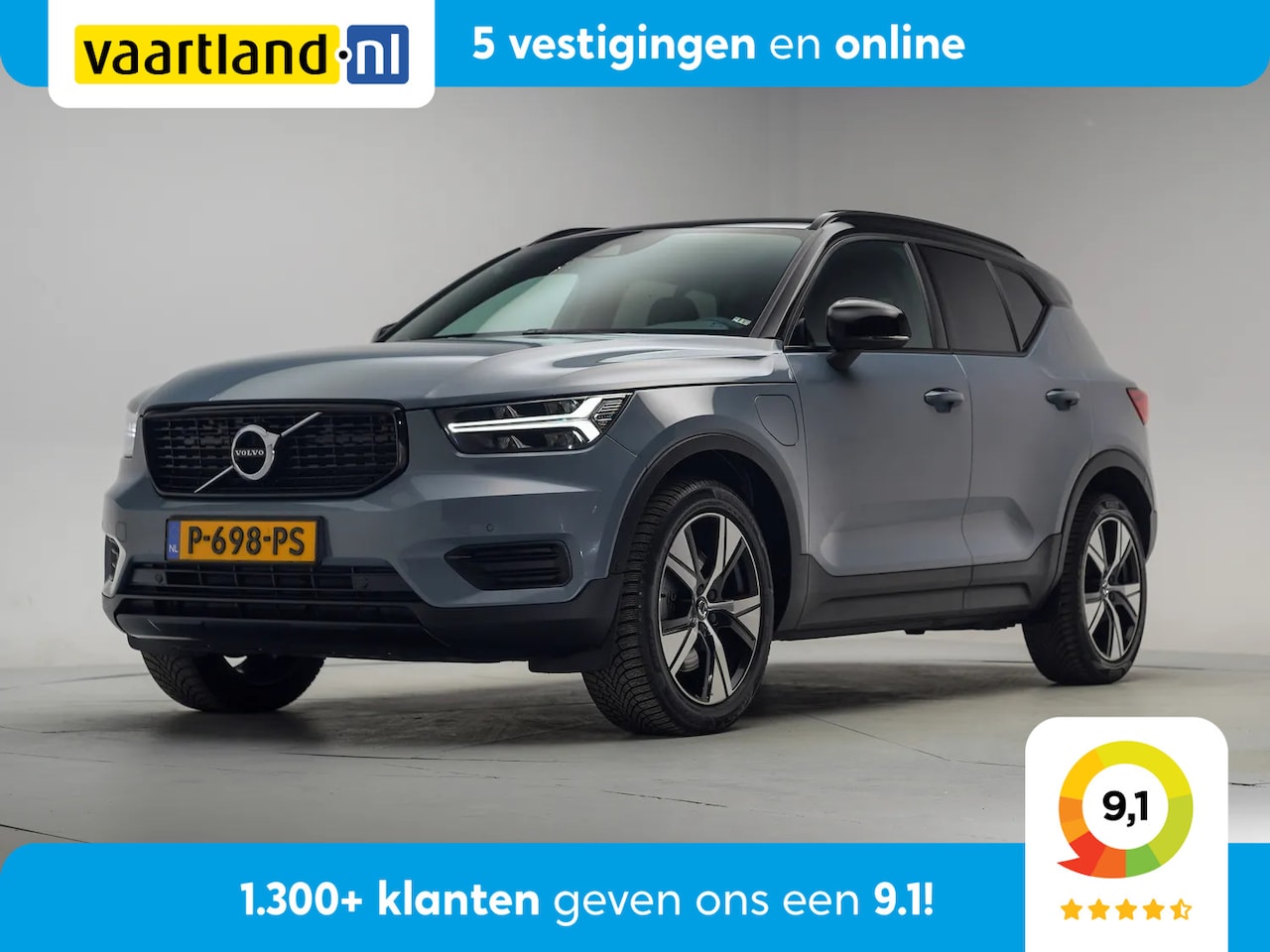 Volvo XC40 - T4 Recharge Inscription [ Adapt.cruise Navi Apple/Android Stoelverwarming LED ] - AutoWereld.nl
