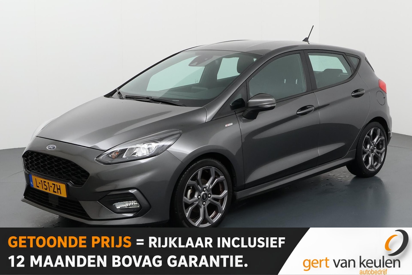 Ford Fiesta - 1.0 EcoBoost 125PK Hybrid ST-Line LED/CARPLAY/NL-AUTO/1E EIG. - AutoWereld.nl