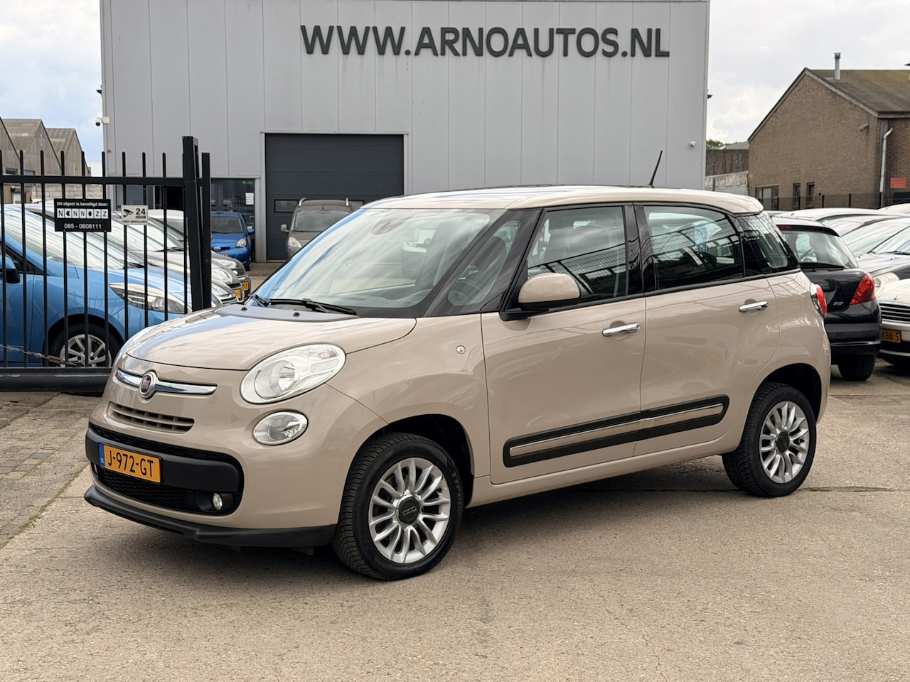 Fiat 500 L - 0.9 TwinAir CNG AARDGAS Easy, 6-BAK, AIRCO(CLIMA), CRUISE CONTROL, PANORAMADAK, NAVI-BLUET - AutoWereld.nl