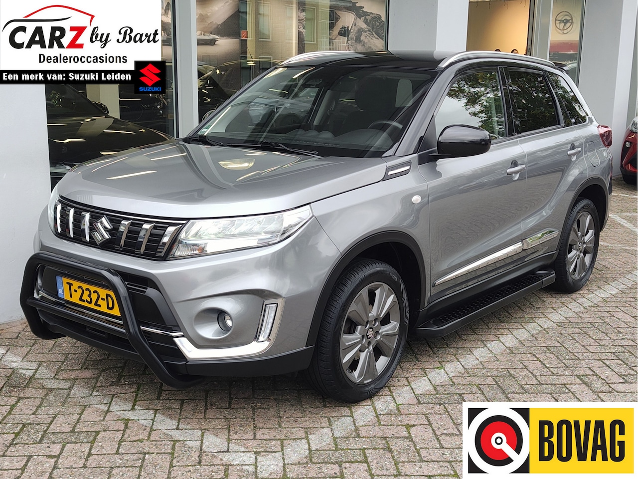 Suzuki Vitara - 1.4 BOOSTERJET SELECT SMART HYBRID Bullbar | Treeplanken | Trekhaak | Stoelverwarming | Ca - AutoWereld.nl