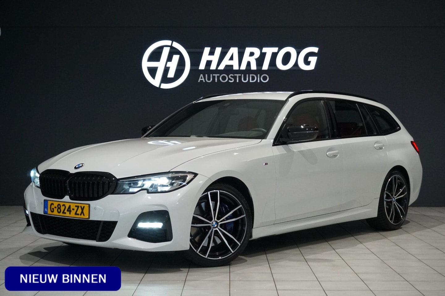 BMW 3-serie Touring - 330i High Executive Edition M + INDIVIDUAL LEDER / MINERALWEISS METALLIC / M-PERFORMANCE - AutoWereld.nl