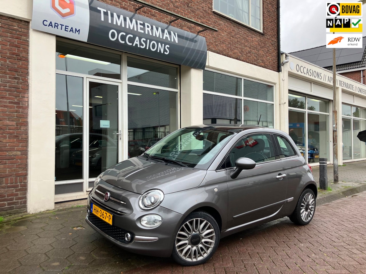 Fiat 500 - 0.9 TwinAir Turbo Lounge|Panorama|Clima|PDC - AutoWereld.nl
