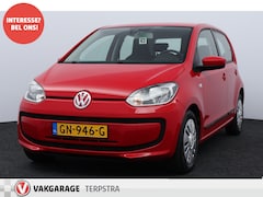 Volkswagen Up! - 1.0 move up BlueMotion/ 5-Drs/ Airco/ C.V. Afstand/ Elek. Ramen/ Isofix/ Radio-CD AUX/ Dag