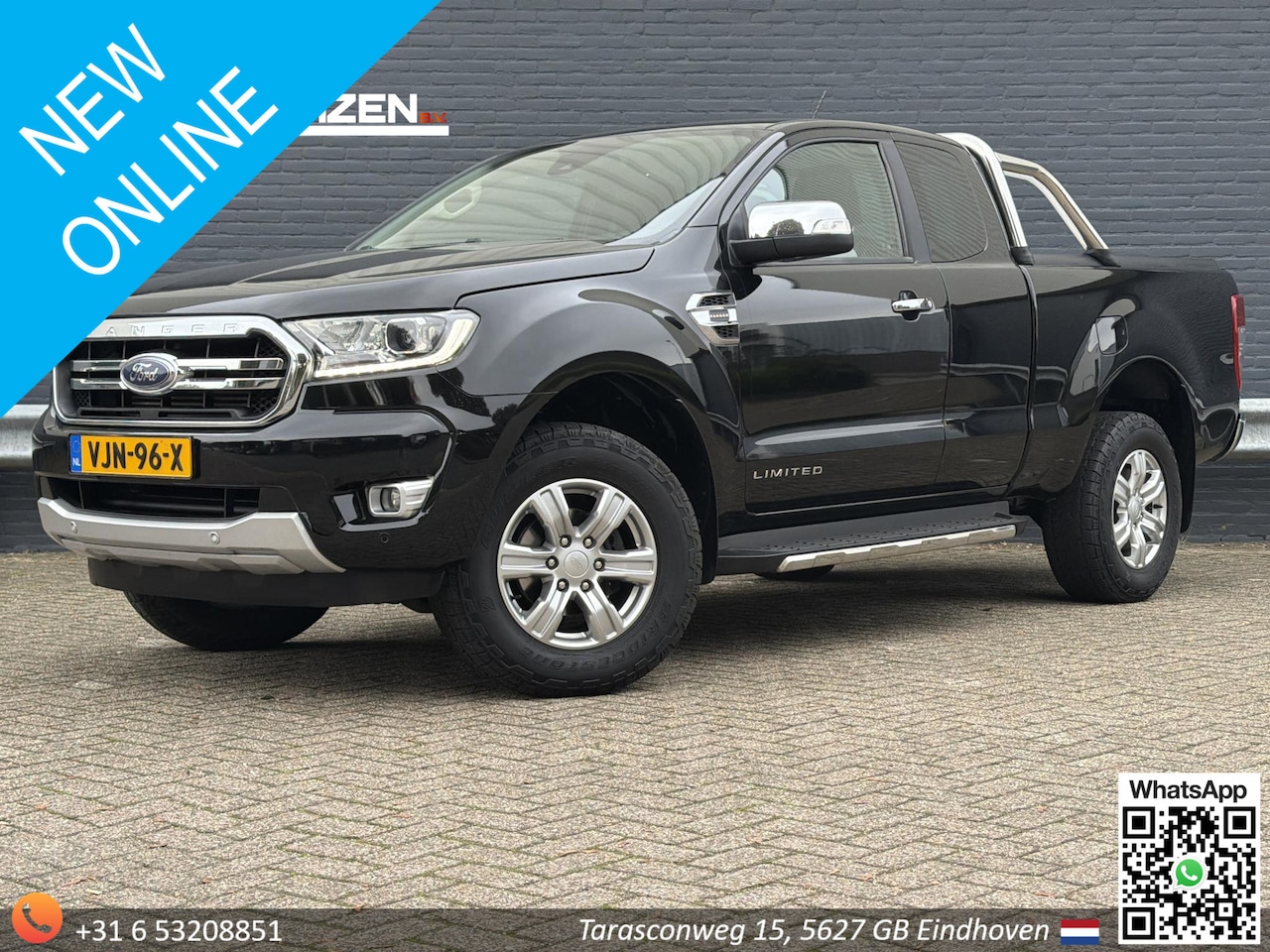 Ford Ranger - 2.0 EcoBlue Limited Super Cab | € 15.950,- NETTO! | Camera | Leder | Cruise | Climate | Na - AutoWereld.nl