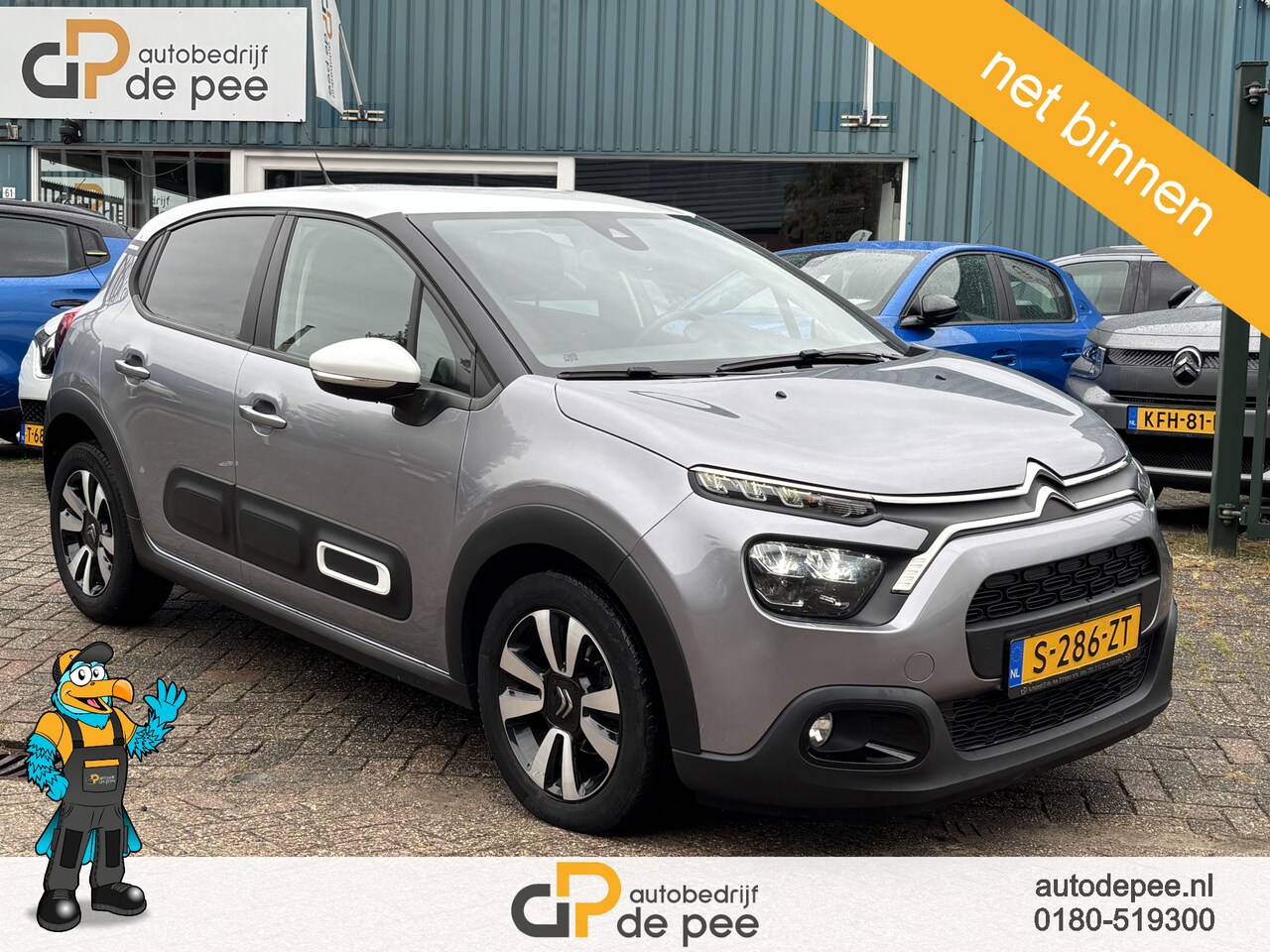 Citroën C3 - 1.2 PureTech Business GARANTIE/CRUISE/CLIMA/CARPLAY/PARKEERSENS./LICHTMETAAL rijklaarprijs - AutoWereld.nl
