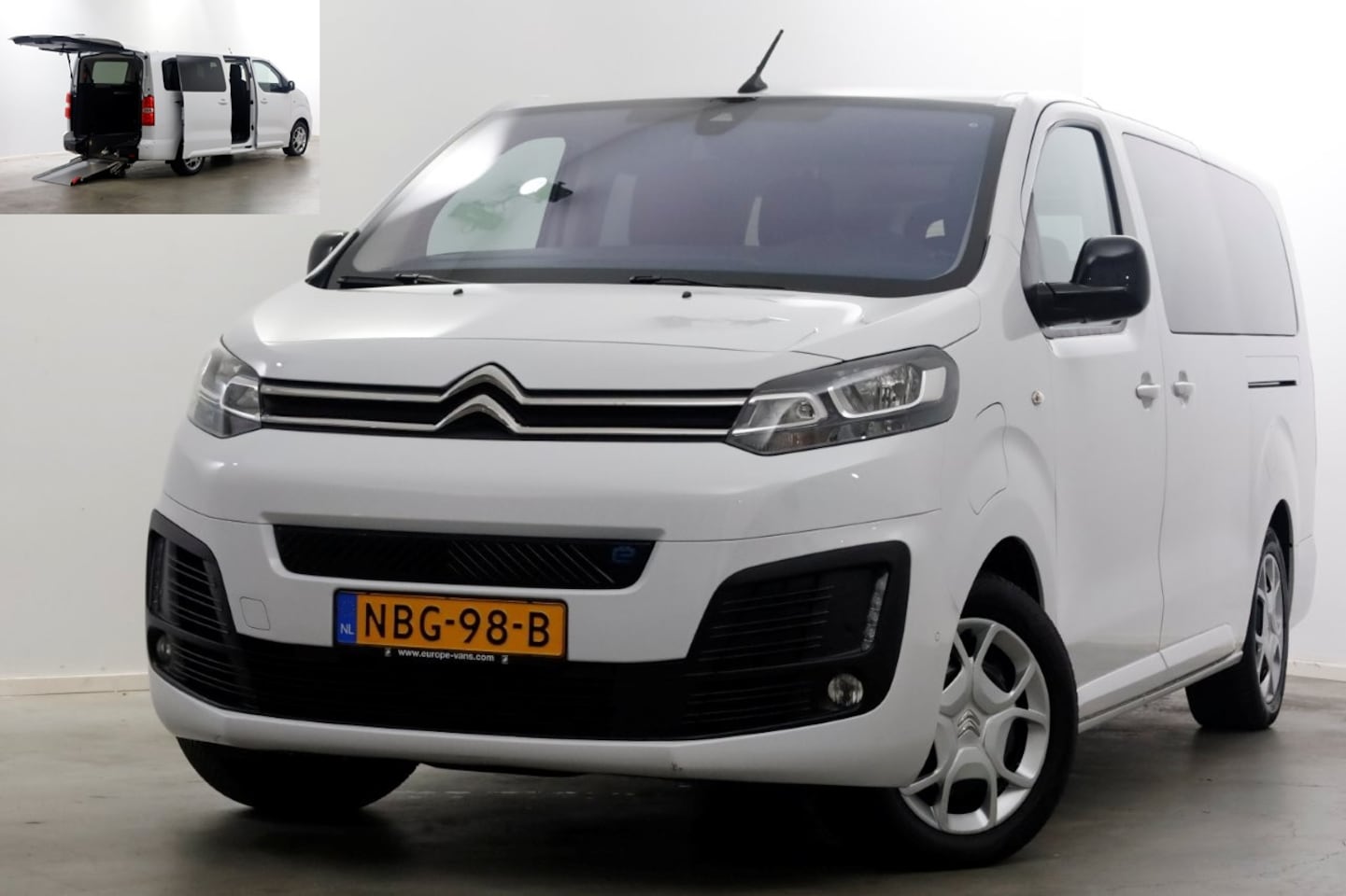 Citroën ë-SpaceTourer - e-Jumpy 75 kWh L3 Rolstoelbus 100% Elektrisch Snellader SOH 97,2% incl BTW 05-2024 - AutoWereld.nl