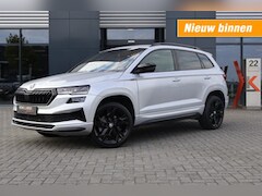 Skoda Karoq - 1.5 TSI DSG Sportline 150pk/ Leer/ Trekhaak wegklb./ navi/ App-Connect/ ACC
