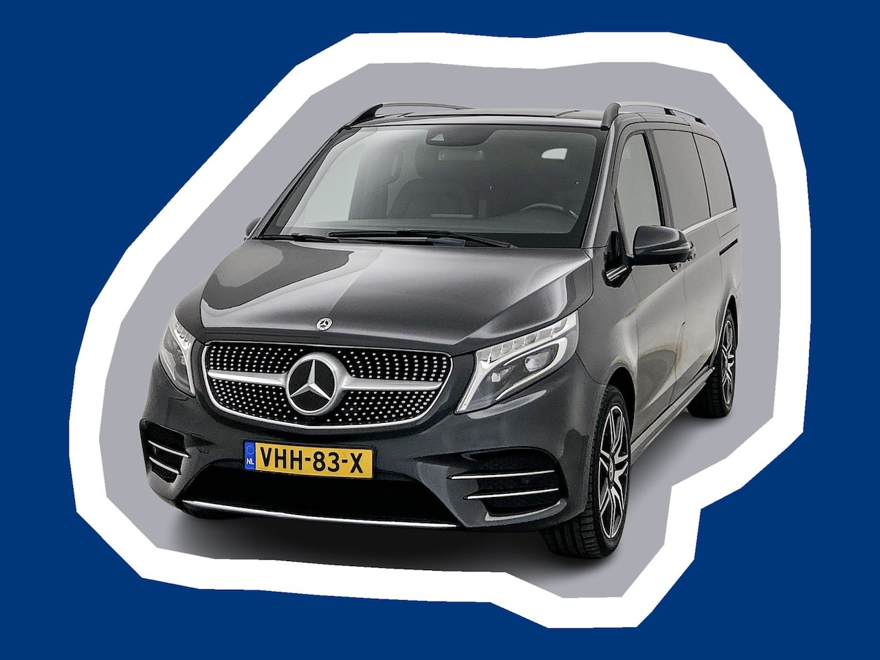Mercedes-Benz V-klasse - 300d Lang DC Avantgarde AMG line Leder Camera Navigatie Trekhaak afneembaar Dubbele cabine - AutoWereld.nl