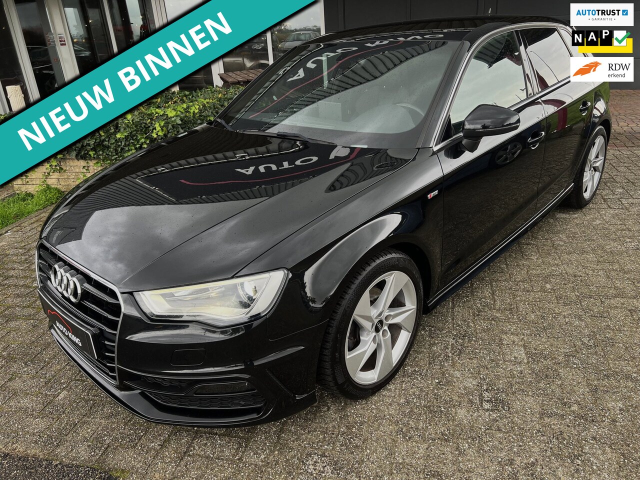 Audi A3 Sportback - 1.4 TFSI 3X S-LINE NL/AUT ECC/CRUISE/NAV/PDC/LED APK+NAP - AutoWereld.nl