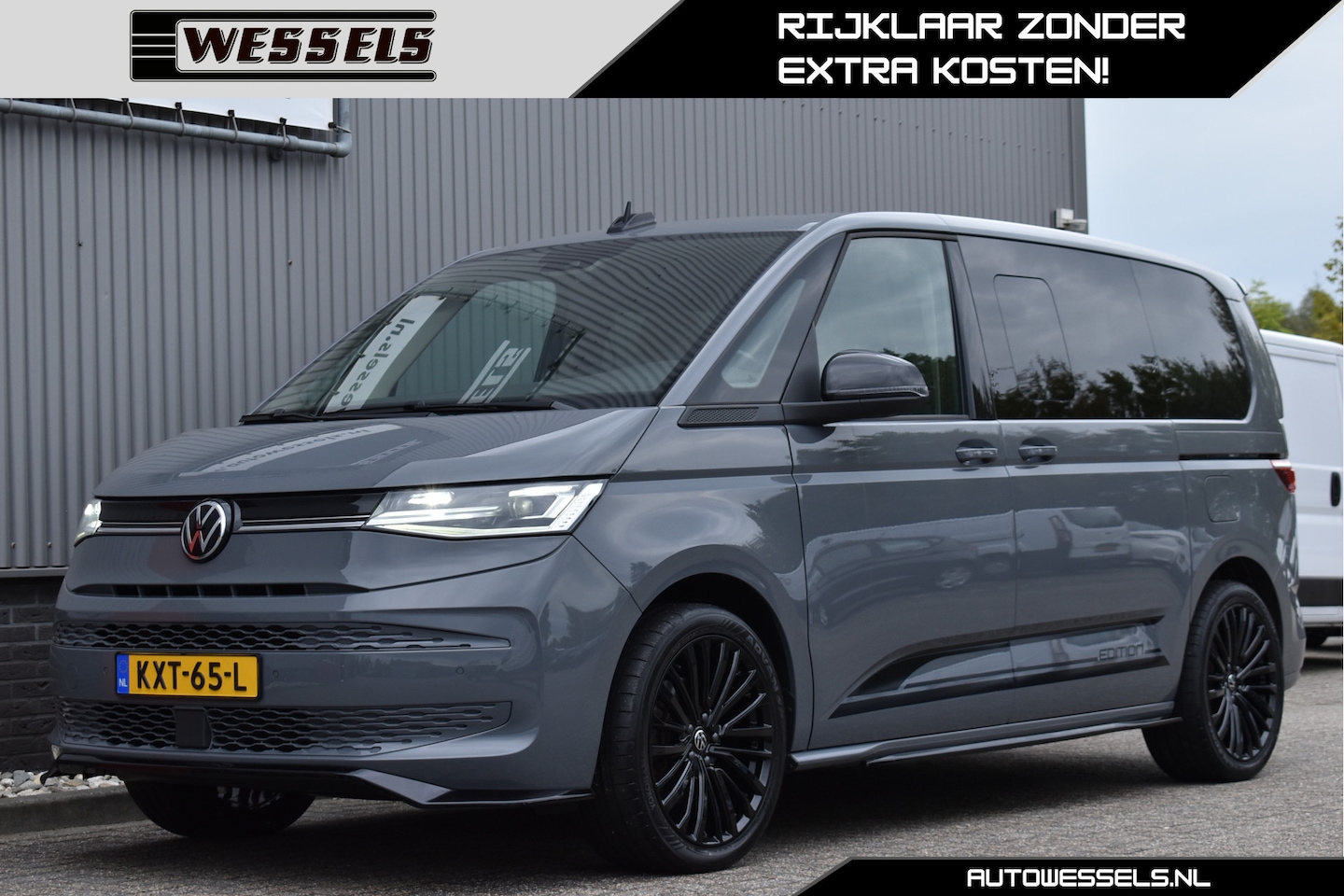 Volkswagen Multivan - 1.4 eHybrid L1H1 Edition Bodykit, 20 inch, Stoel/stuurverwarming, Elek. schuifdeuren, Harm - AutoWereld.nl