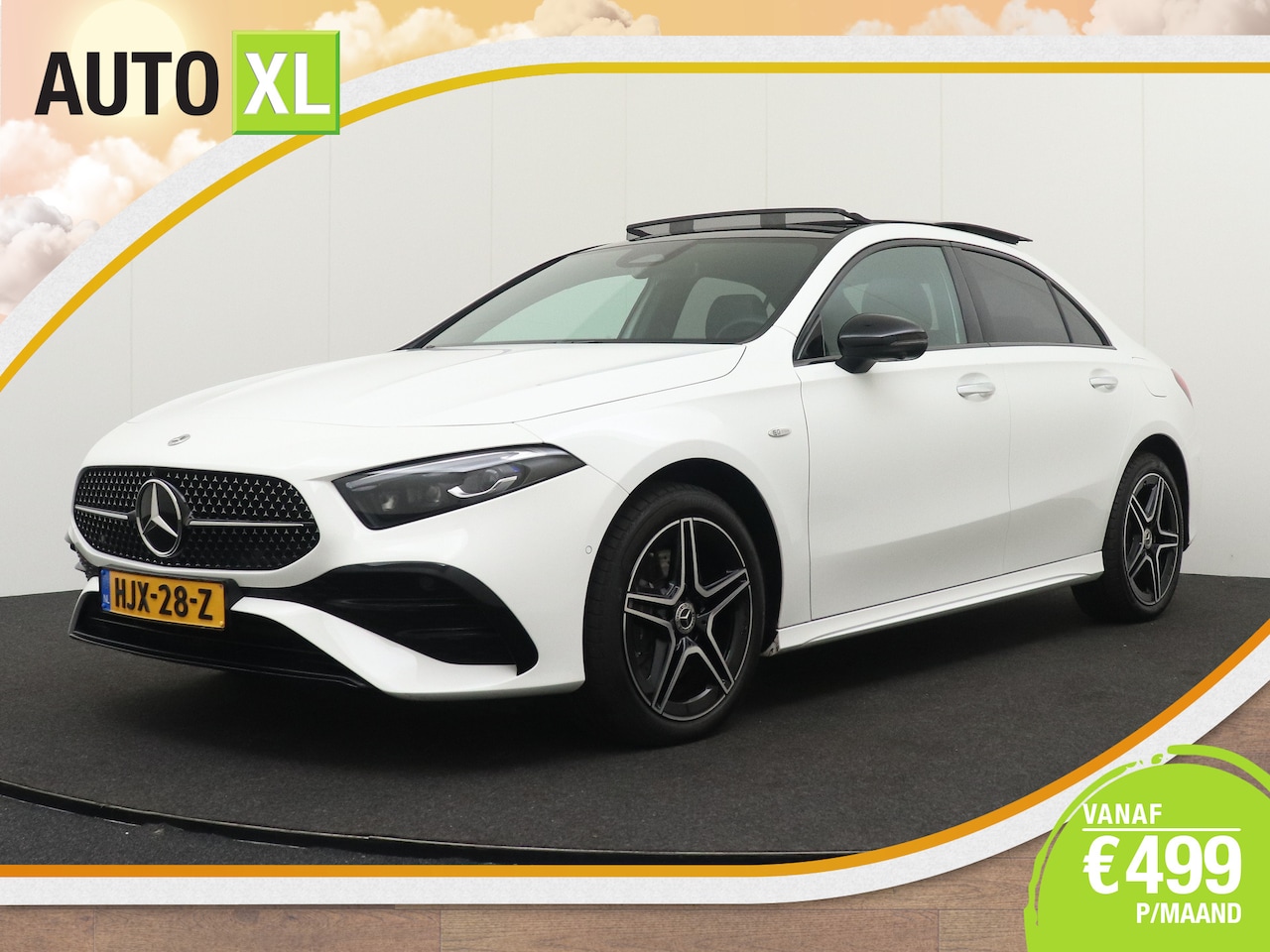 Mercedes-Benz A-klasse - 250e AMG Night-Pack Pano-dak 360*Camera Ad.Cruise - AutoWereld.nl