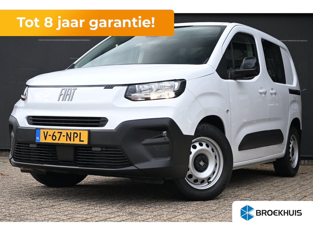 Fiat E-Doblo - 136 L1 50 kWh Tot 8 Jaar Garantie! | 2x Schuifdeur | Cruise Control | Airco | !! - AutoWereld.nl