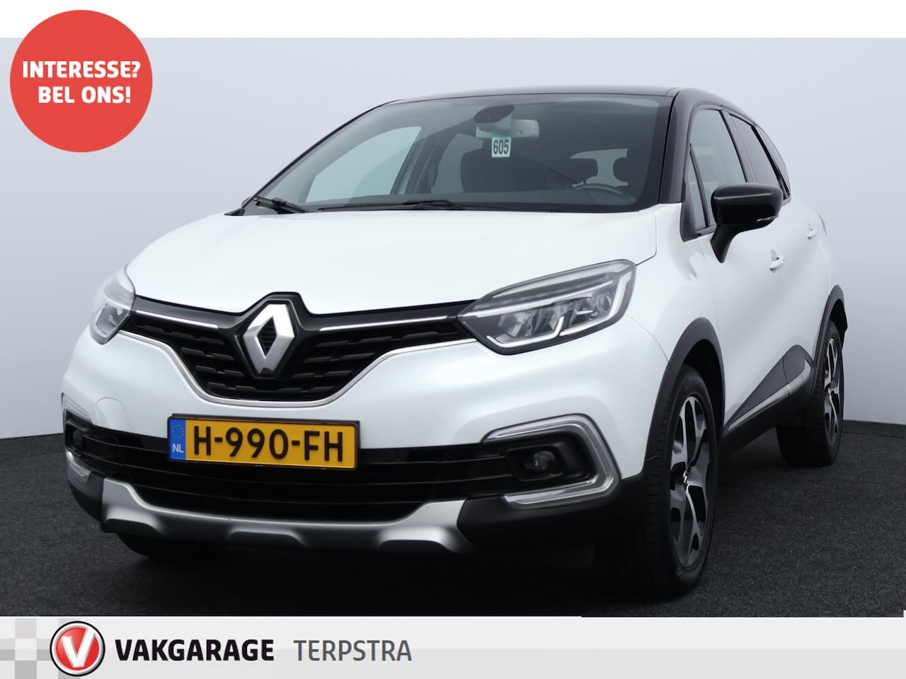 Renault Captur - 0.9 TCe Limited/ Two-Tone/ 17'' LMV/ LED Koplampen/ Keyless/ Half-Leder/ Apple + Android/ - AutoWereld.nl