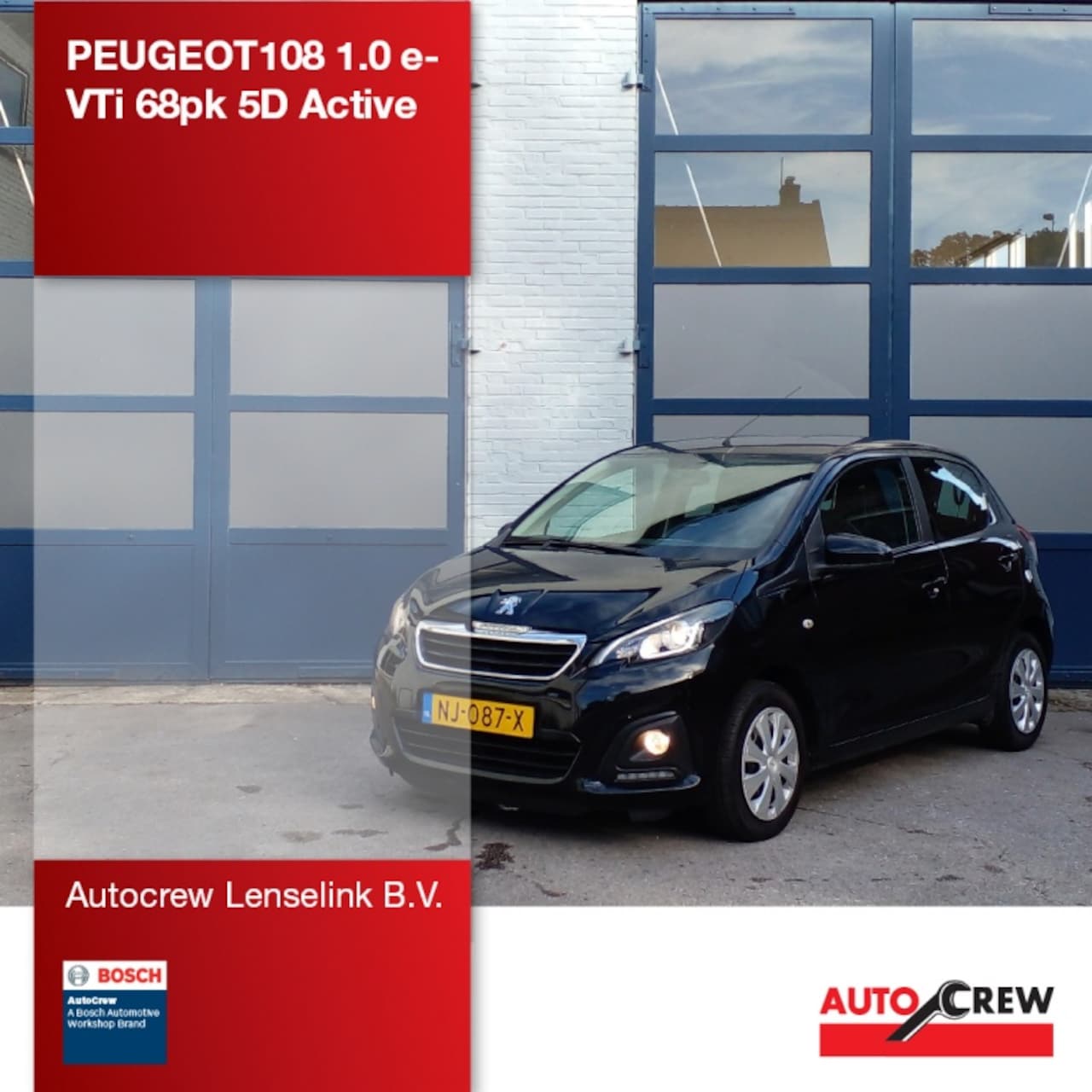 Peugeot 108 - 1.0 e-VTi 68pk 5D Active - AutoWereld.nl