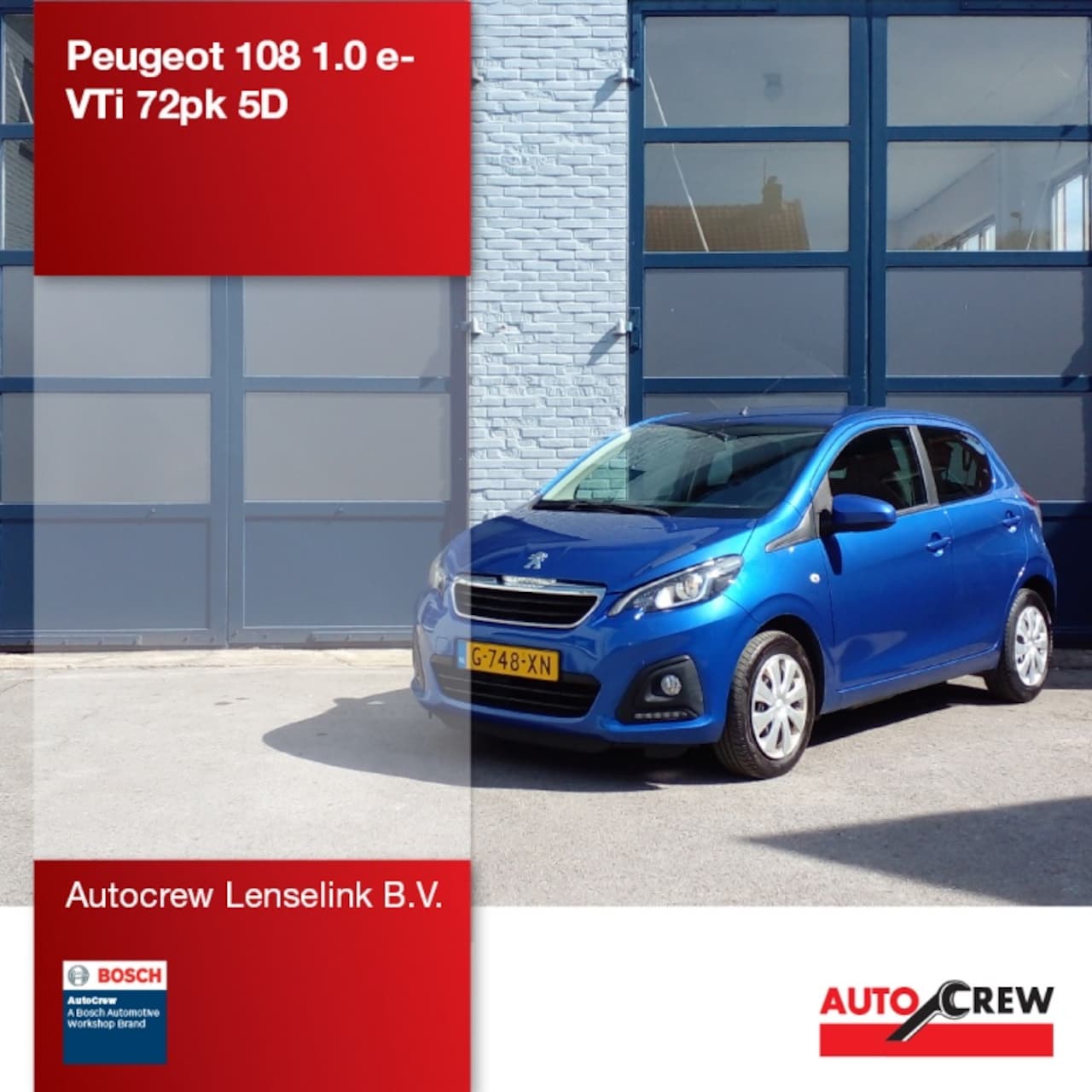 Peugeot 108 - 1.0 e-VTi 72pk 5D Active - AutoWereld.nl