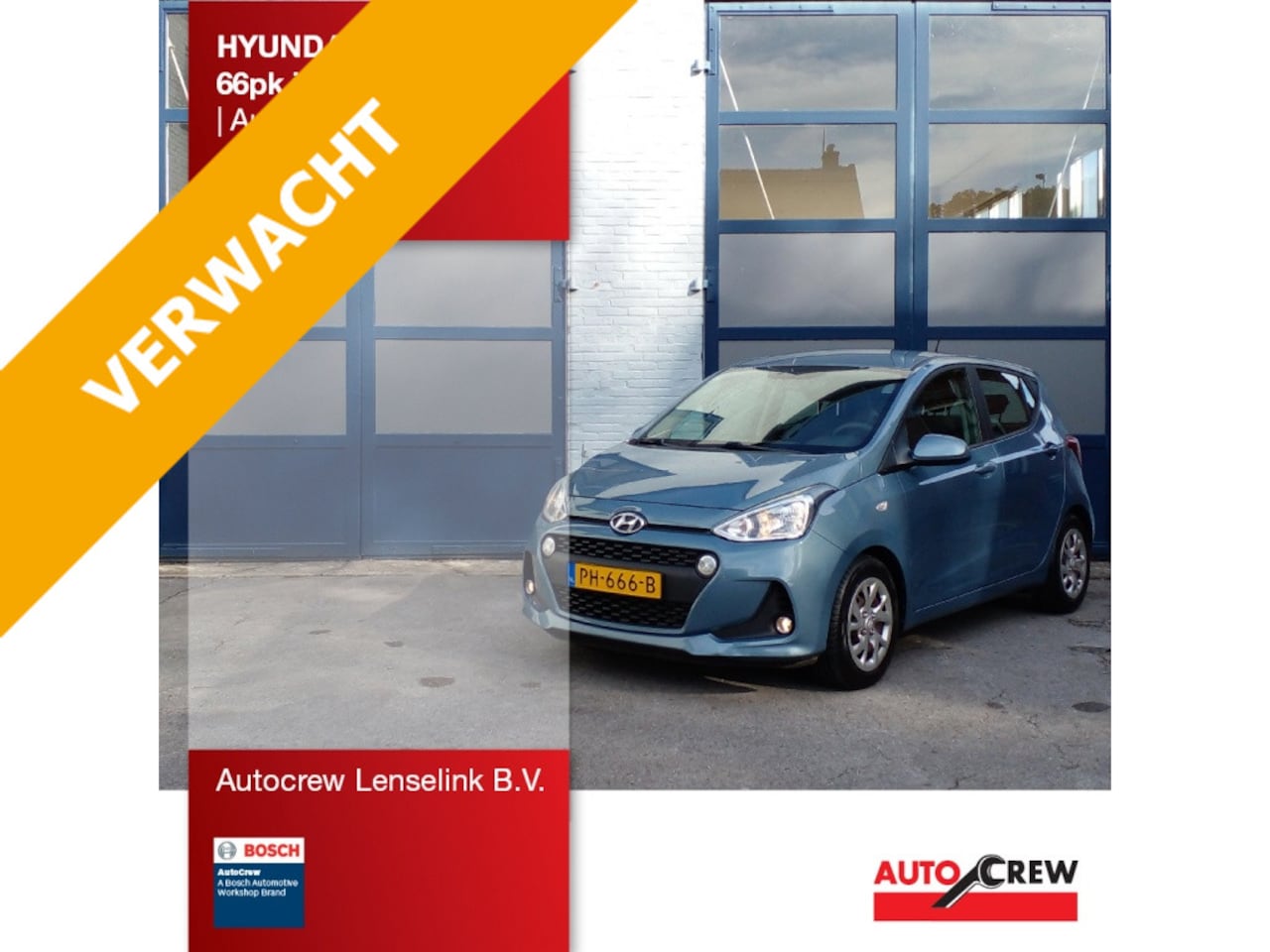 Hyundai i10 - 1.0i Blue 66pk i-Motion Premium - AutoWereld.nl