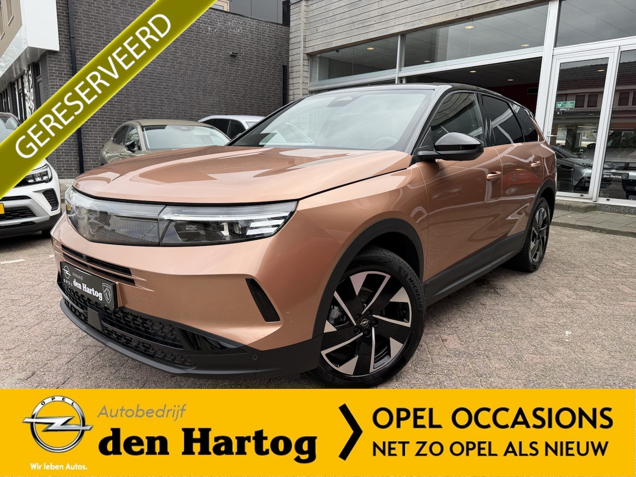 Opel Grandland - 1.2 Turbo Hybrid GS Trekhaak/Panorama dak/all seasons banden. - AutoWereld.nl